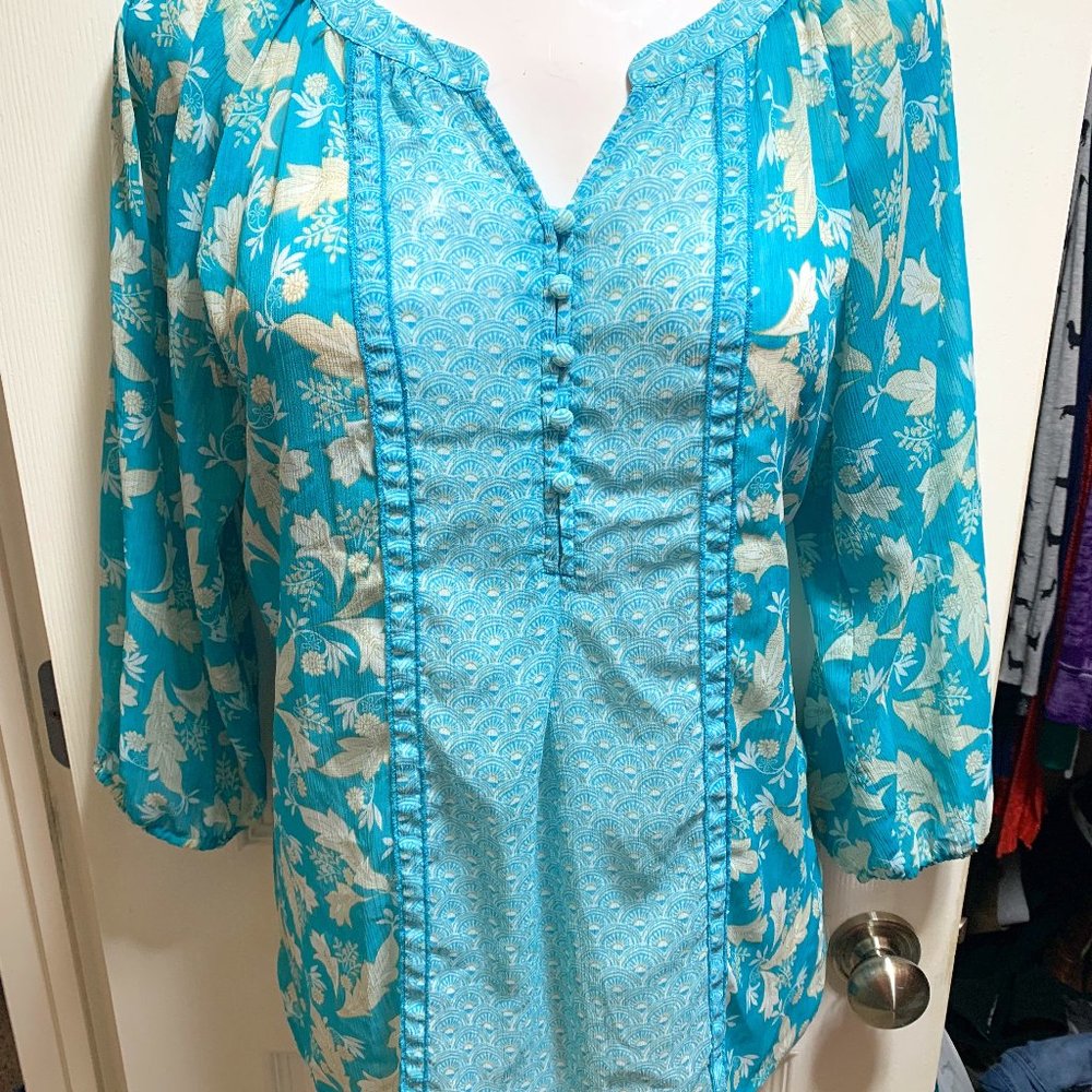 Lightweight Turquoise Blouse